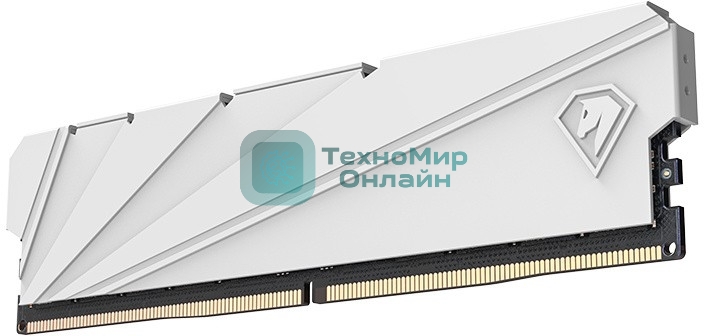 Оперативная память NETAC Shadow S, DDR4, 16Gb (1x16 Gb), 2666 MHz, CL19, DIMM, радиатор, белый