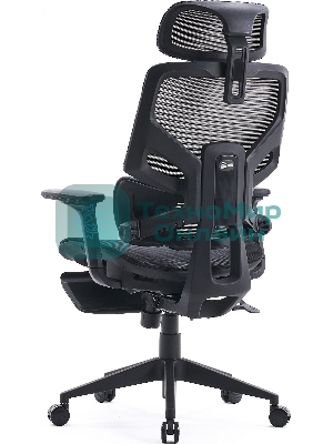 Кресло Cactus CS-CHR-MC01-GYBK серый, сетка, подголовник