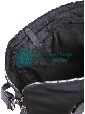 Деловая сумка женская Piquadro Lyra CA4021W92T/N с отделением для ноутбука черный ткань/натур.кожа