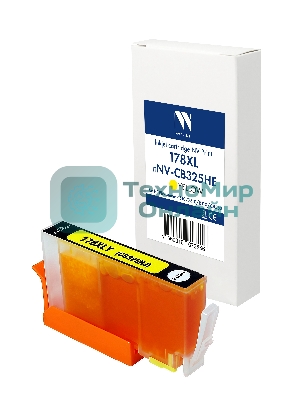 Картридж струйный NVPrint 178XL (NV-CB325HE) Yellow для HP Photosmart 6510/7510/B110/C8583 (15 мл) совместимый