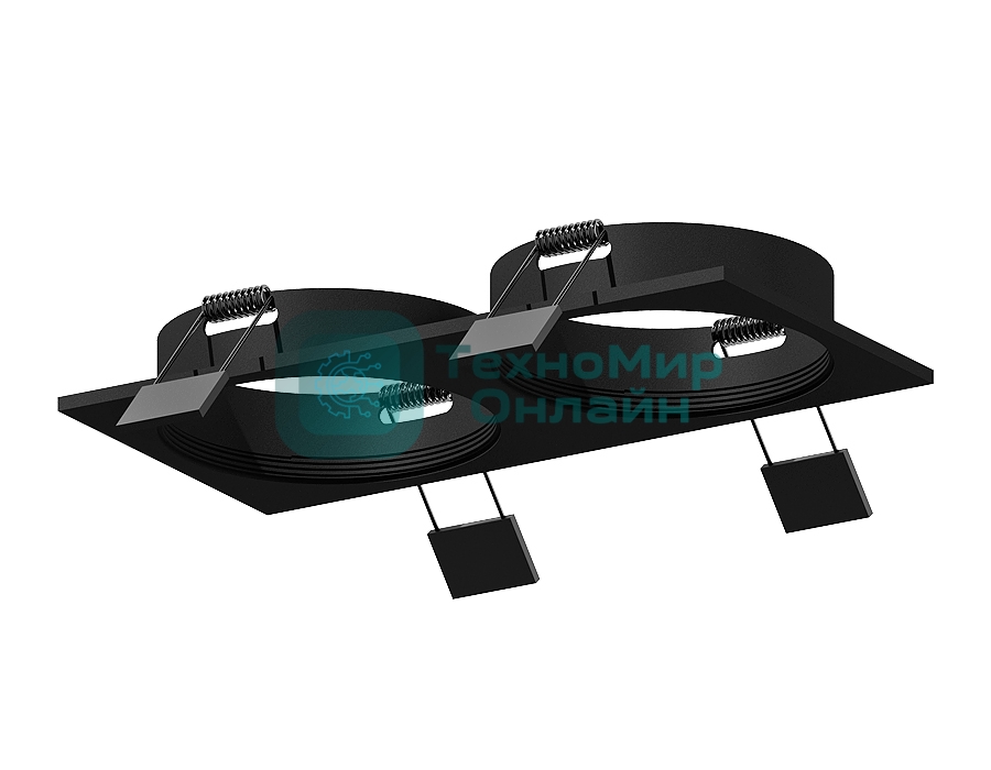 Корпус светильника C7636 SBK черный песок 180*92*H25mm MR16 GU5.3
