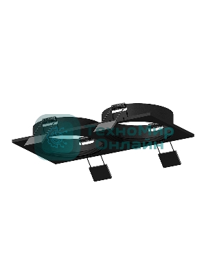 Корпус светильника C7636 SBK черный песок 180*92*H25mm MR16 GU5.3