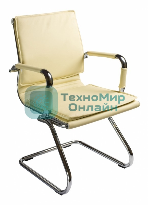 Кресло Бюрократ CH-993-Low-V/Ivory слоновая кость, экокожа, 120 кг, механизм качания, низкая спинка