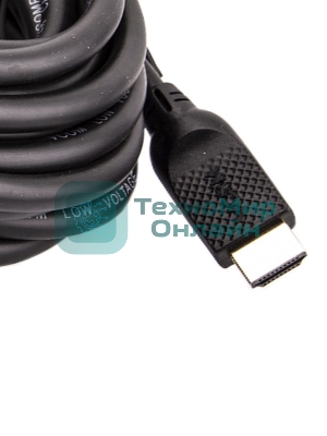 Кабель HDMI AM/DVI(24+1)M, 5м, CU, 1080P@60Hz, 2F, VCOM CG484GD-5M