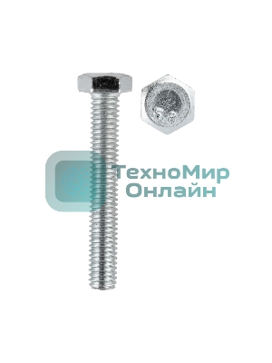 Болт шестигранный Kranz DIN 933, 6х40, упаковка поставщика (24 кг./2 500 шт.)