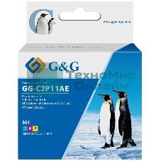 Картридж струйный G&G GG-C2P11AE 651 многоцветный (18мл) для HP DeskJet 5575/5645