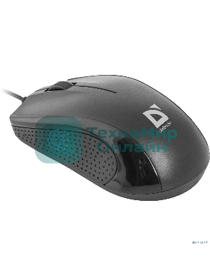 Мышь проводная Defender Optimum MB-160 черный, 1000 dpi, USB, кнопки - 3