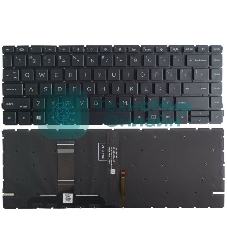 Клавиатура для ноутбука HP Probook 440 445 G8 черная с подсветкой