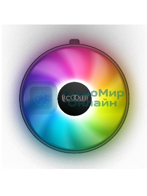 Кулер PCCooler E126M PRO черный 120мм алюминий+медь 1800rpm 29.8db 4-pin 92W 70мм