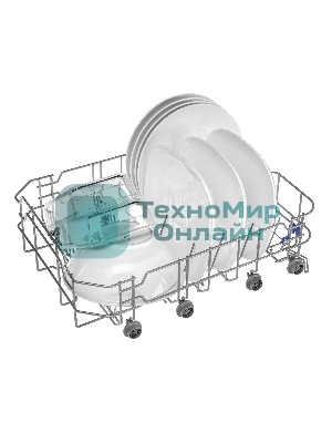 Встраиваемая посудомоечная машина Maunfeld MLP4249G02, серебристый, 44.8 см, 9 компл., 49 дБ, класс A++
