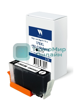Картридж струйный NVPrint 178XL (NV-CN684HE) Black для HP Photosmart 6510/7510/B110/C8583 (24 мл) совместимый