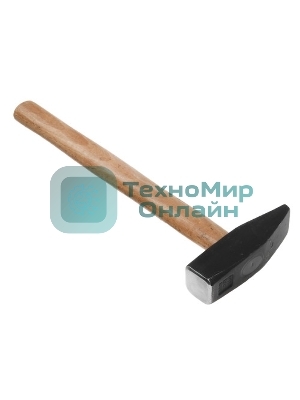 Молоток Sparta слесарный, 1000 г, квадратный боек, деревянная рукоятка