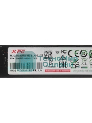 Накопитель SSD ADATA XPG MARS 980 BLADE, 1Tb, PCIe 5.0 x4, M.2 2280, NVMe, R/W 14000/13000