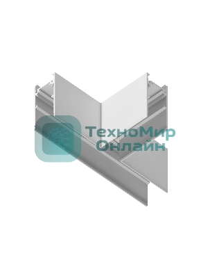 GL3373 WH белый коннектор T-образный для накладного шинопровода L170*85*53.7