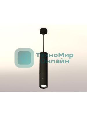 Светильник Ambrella Light XP7402075 SBK/PBK черный песок/черный полированный MR16 GU5.3