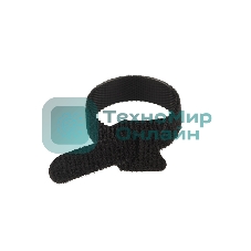 Хомут–липучка многоразовый Rexant 150х12 мм, черный (упак. 12 шт.)