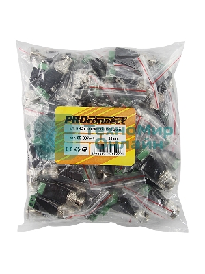 Коннектор PROconnect штекерBNCс клеммной колодкой