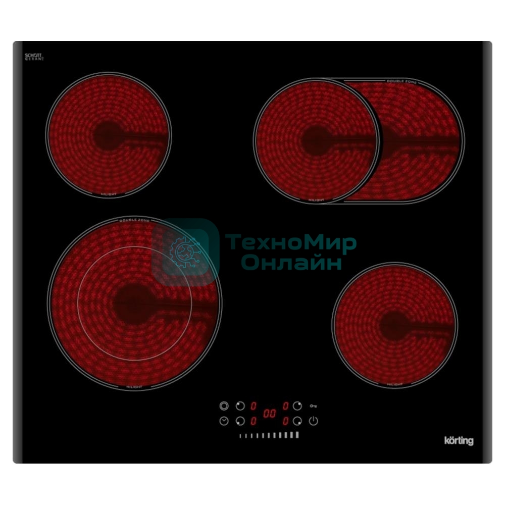 Электрическая варочная панель Korting HK 62550 B
