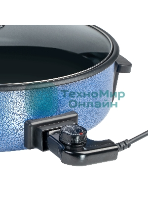 Электросковорода Galaxy Line GL 2664, синий, 1700 Вт, 8 л