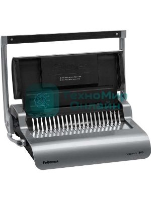 Переплетчик Fellowes QUASAR+ на пластиковую пружину, сшивает до 500 лст., перфорирует 22 лст., шт