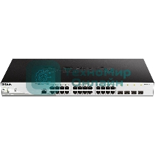 Коммутатор D-Link Gigabit Smart Switch with 24 10/100/1000Base-T ports and 4 Gigabit MiniGbIC (SFP) ports