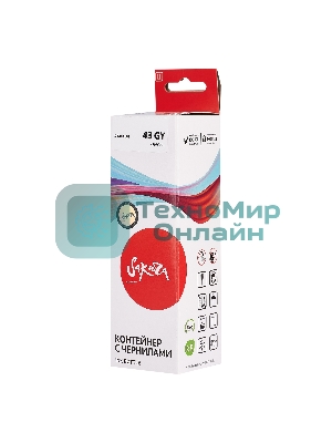 Чернила Sakura 4707C001 для Canon, серый, 3800 к., 60 мл.