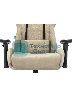 Кресло Бюрократ VIKING KNIGHT LT21 FABRIC песочный, ткань, 120 кг, механизм качания