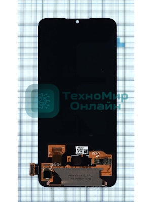 Дисплей для Xiaomi Mi A3 Lite, Mi 9 Lite, CC9 в сборе с тачскрином OLED черный