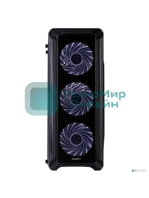 Компьютерный корпус Zalman i3 edge черный без БП ATX 3x120мм 2xUSB 2.0 1xUSB 3.0 audio bott PSU
