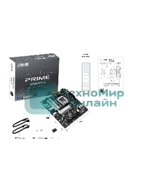 Материнская плата ASUS PRIME B850M-K, AM5, AMD B850, 2xDDR5, 4xSATA, 2xM.2, 1xPCIe 5.0 x16, 1xPCIe 4.0 x8, 1xDP, 1xHDMI, 1x2.5Gb LAN, 2xUSB-A 10Gbps, 2xUSB-A 5Gbps, 4xUSB-A 2.0, 1xPS/2, 3x3.5 мм, 7.1, mATX