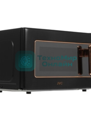 Микроволновая печь JVC JK-MW270D черный, 20 л, 700 Вт, переключатели - кнопки, поворотный механизм