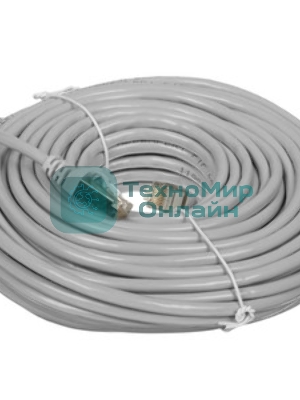 Патч-корд UTP Cablexpert PP6U-20M cat.6, 20 м, литой, многожильный, серый