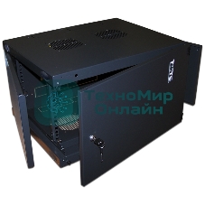 Шкаф настенный Next, 18U 550x450, металлическая дверь, черный