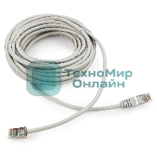 Патч-корд FTP Cablexpert cat.5e, 7.5м, литой, многожильный серый