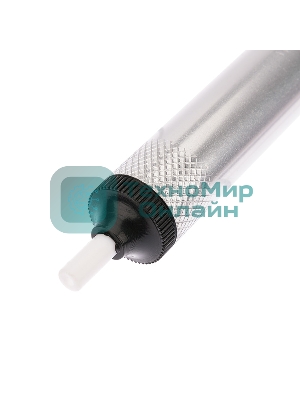 Вакуумный экстрактор припоя Rexant (оловоотсос), металл/пластик