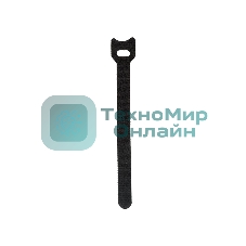Хомут–липучка многоразовый Rexant 150х12 мм, черный (упак. 12 шт.)