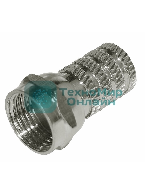 F-разъем RG-59, L=19 мм, цинк PROconnect