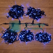 Гирлянда Neon-night LED ClipLight 24V, 5 нитей по 20 метров, цвет диодов синий