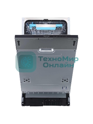 Встраиваемая посудомоечная машина Korting KDI 45985, нержавеющая сталь, 44.8 см, 10 компл., 44 дБ, класс A+++