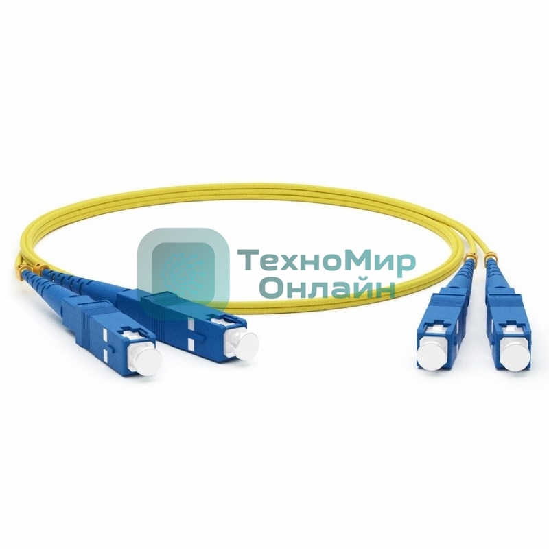 Патч-корд оптический соединительный Rexant (SM), 9/125 (OS2), SC/UPC-SC/UPC, (Duplex), LSZH, 3м