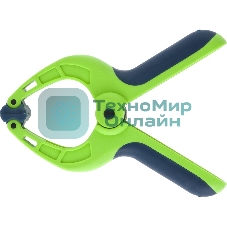 Струбцина клещеобразная Сибртех, пл. корп., 2-х комп. рукоятки, усиленная пружина,1-1/4