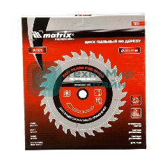 Пильный диск Matrix по дереву, 210x32мм, 24 зуба + кольцо 30/32 Professional