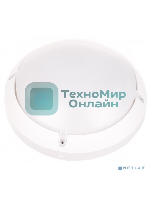 Светильник светодиодный ЖКХ Онлайт 71686 OBL-R1-12-4K-WH-IP65-LED