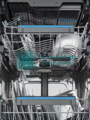 Встраиваемая посудомоечная машина ELECTROLUX EEG63410L/Встраиваемая узкая посудомоечная машина, загрузка на 10 комплектов посуды, сенсорное управление, 8 программ, 44.6x55x82 см, черный, сушка: стандартная (конденсация), индикация на полу: проекция дисплея