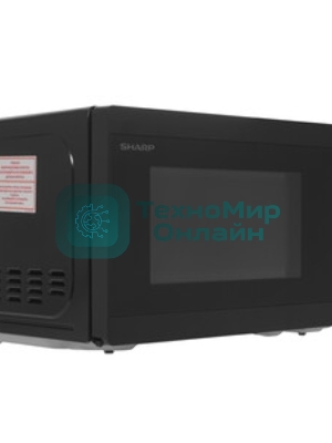 Микроволновая печь Sharp R-2800RK черный, 20 л, 800 Вт, переключатели - сенсор