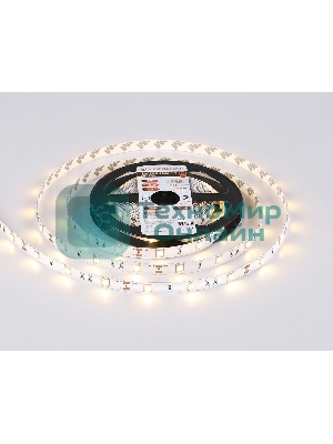Светодиодная лента Ambrella light GS1801 5050 30Led/ 7.2W m/ 12V IP20 3000K/ 5000*10*1.87mm (2 конт.)