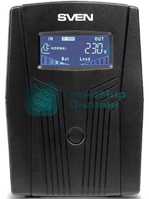 Источник бесперебойного питания Sven Pro+ 650 LCD USB