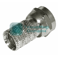 F-разъем RG-59, L=19 мм, цинк PROconnect