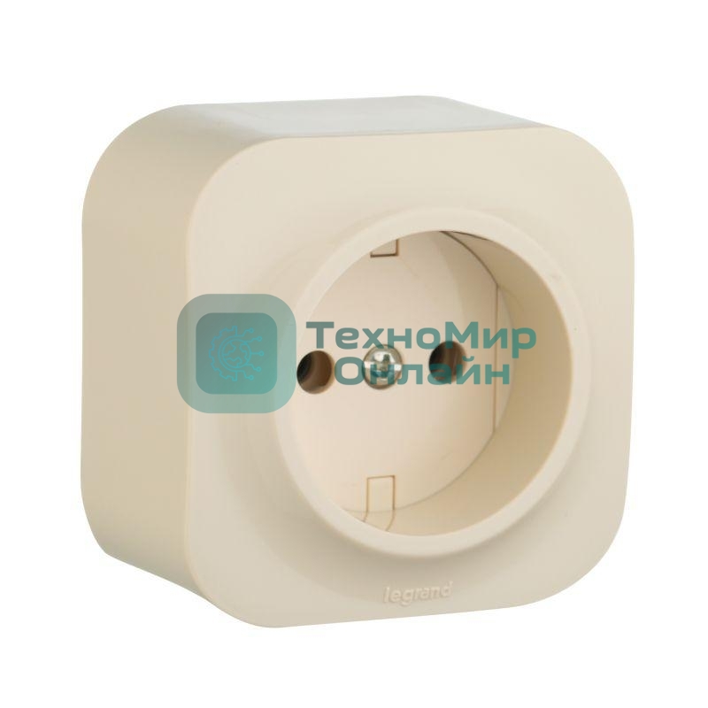 Розетка без заземления без шторок (Слоновая кость) Legrand 782240