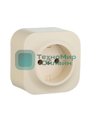 Розетка без заземления без шторок (Слоновая кость) Legrand 782240